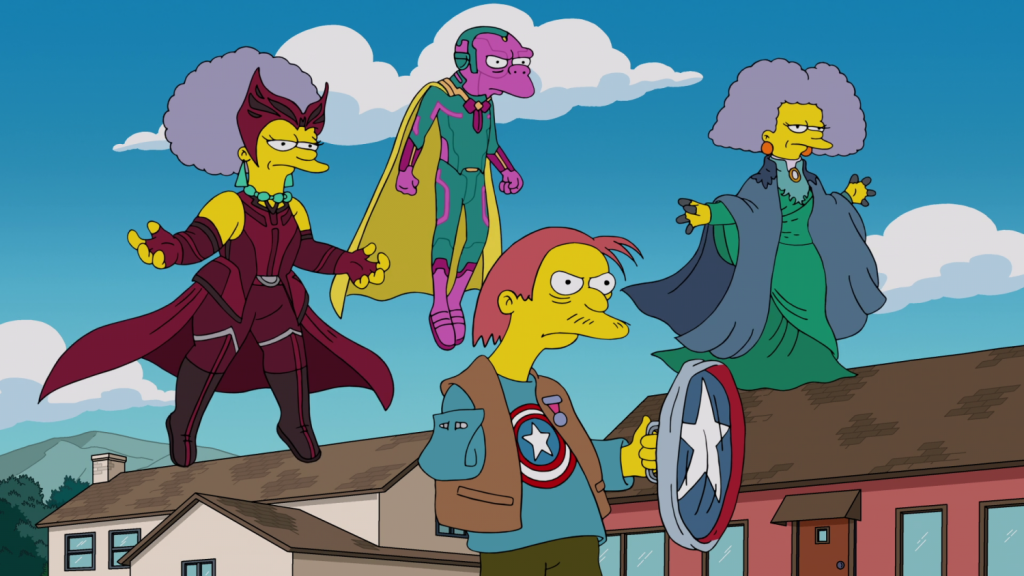 Ha sido acertado el planteamiento de Los Simpson y Marvel