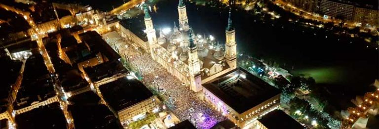 Las fiestas del Pilar podrían tener una ofrenda de flores tradicional y otra más corta