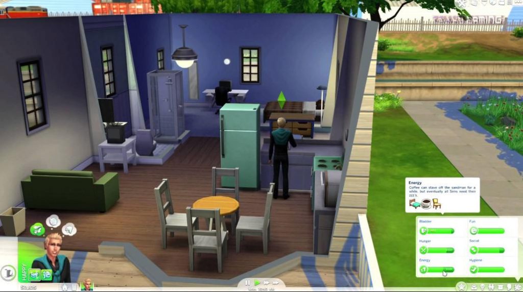 Los Sims 4 en el funcionamiento