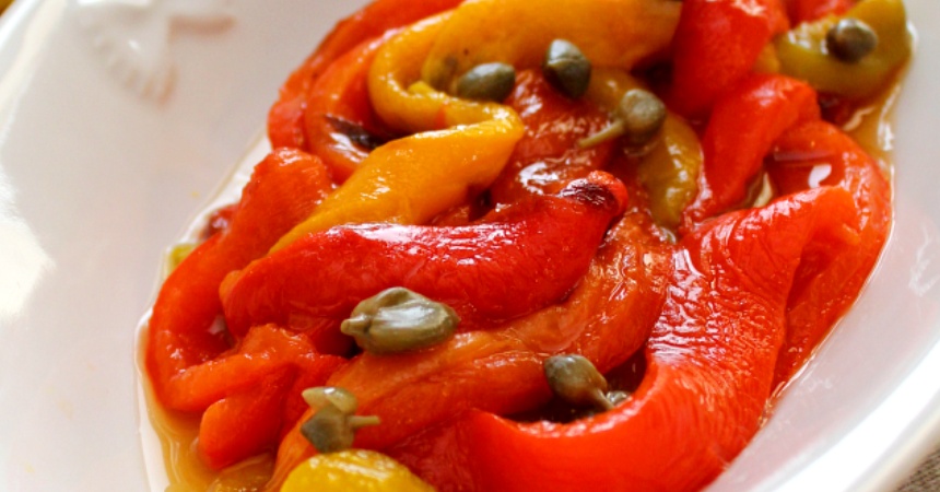 Pimientos asados: el secreto para que no se te quemen al horno