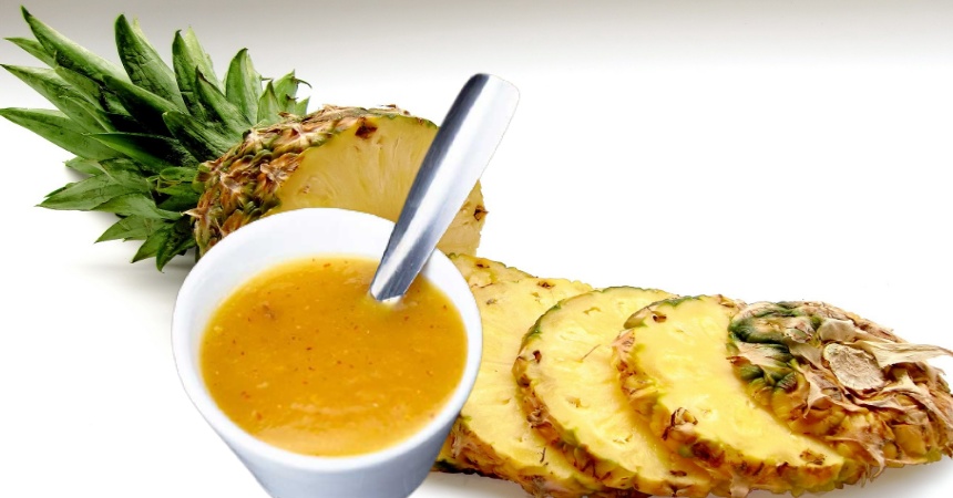 Salsa de piña: la cantidad máxima de piña para que no resulte desagradable