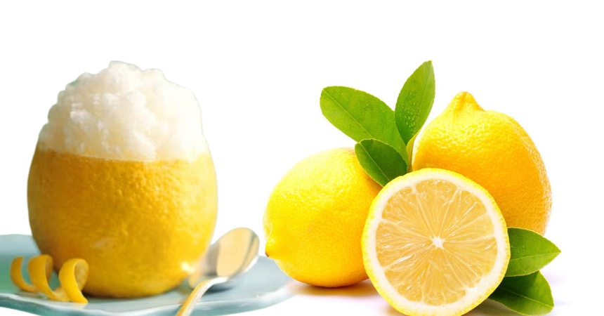 con cáscara de limón