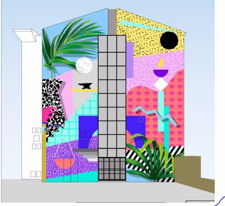 Valencia alberga el primer mural del proyecto 'Make Europe Bloom: the time is now!'
