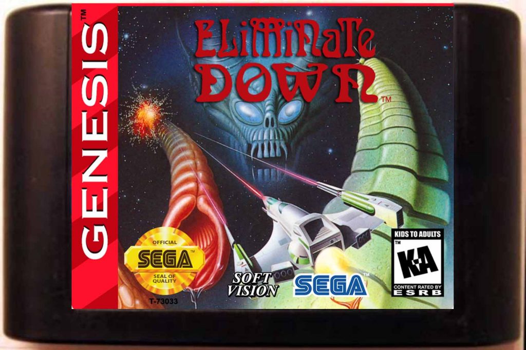 Eliminate Down uno de los pocos distribuidos de Sega
