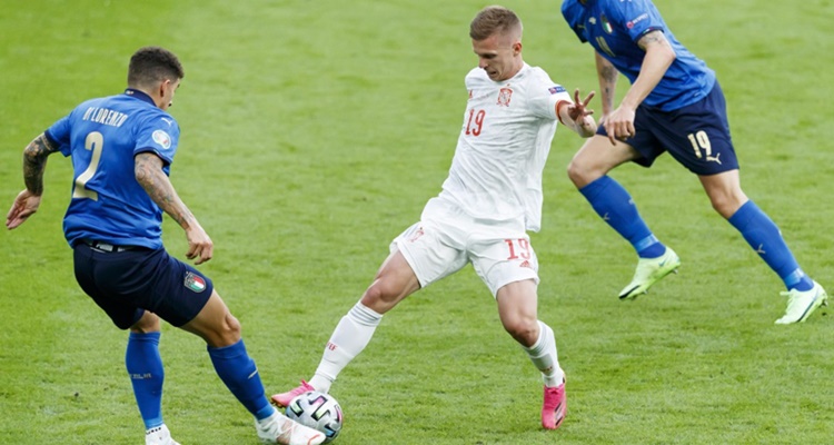 Posesión balón España Eurocopa Italia