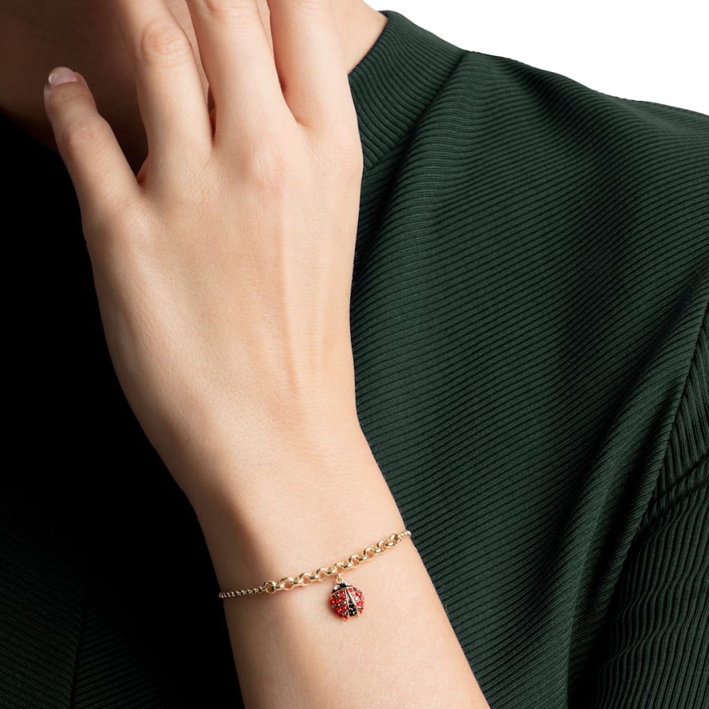 Mariquita de la suerte de Swarivski.