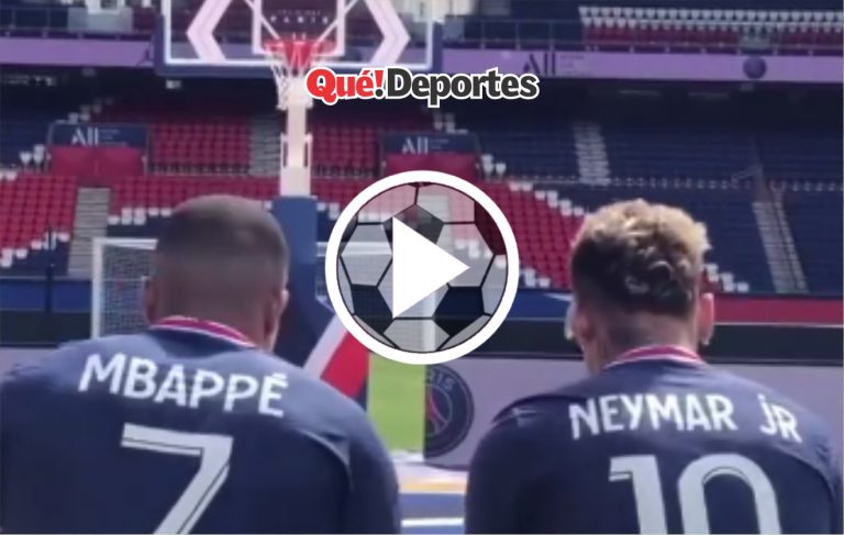 Mbappé y Neymar en un mano a mano en el baloncesto ¿Quién ganará?