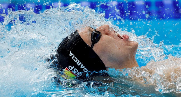 Nicolás García 200m espalda Juegos Olímpicos