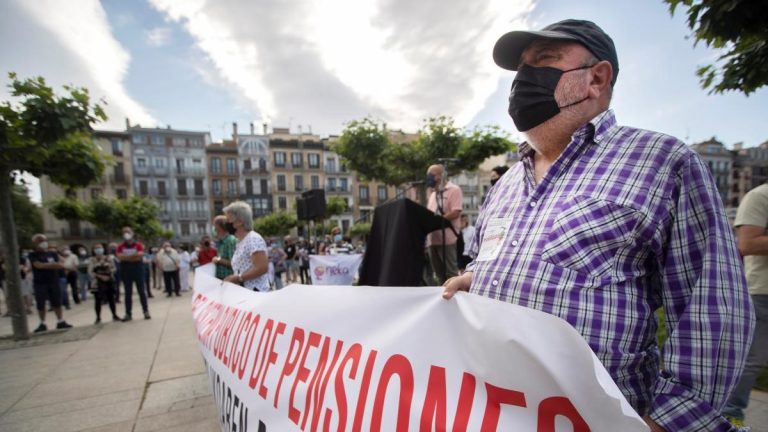 Los pensionistas vascos denuncian que 