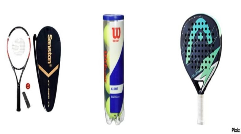 Raquetas, palas de pádel y pelotas más económicas de Amazon