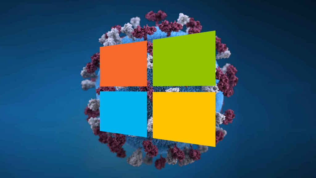 uso covid 19 amenaza windows