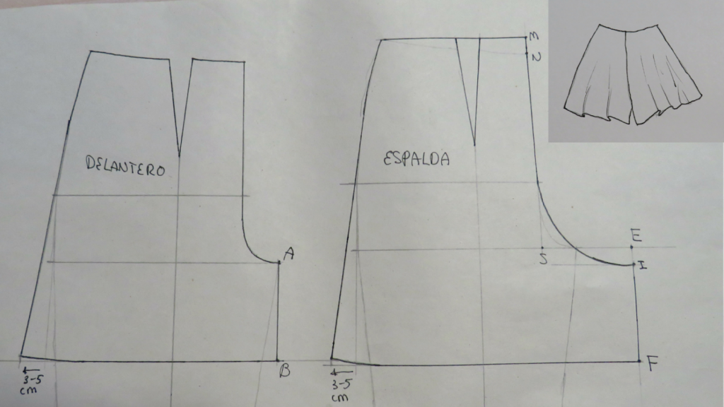 Recorte, dar forma y tener nueva falda