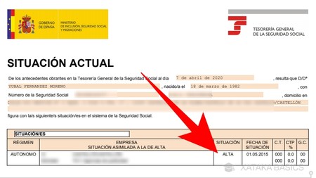 Darse de alta en la Seguridad Social