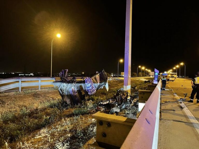 Muere un varón de 39 años en un accidente de tráfico en la M-50 a la altura de Leganés