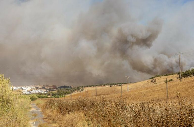 3 medios aéreos se suman a los trabajos en el incendio de Lucena