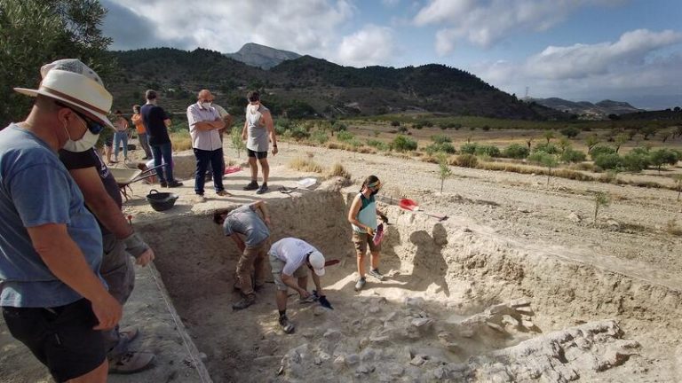 Hallan muros de una alquería islámica de la Edad Media en Petrer