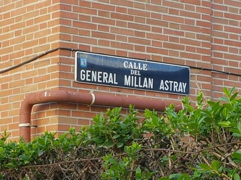 El general Millán Astray regresa al callejero de Madrid