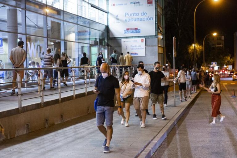 El Wizink Center administra 2.596 dosis en las primeras 24 horas del servicio sin cita