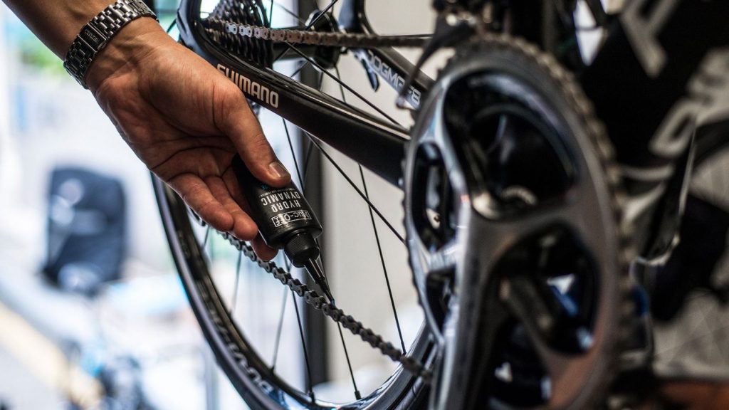 Bicicleta con mantenimiento continuo