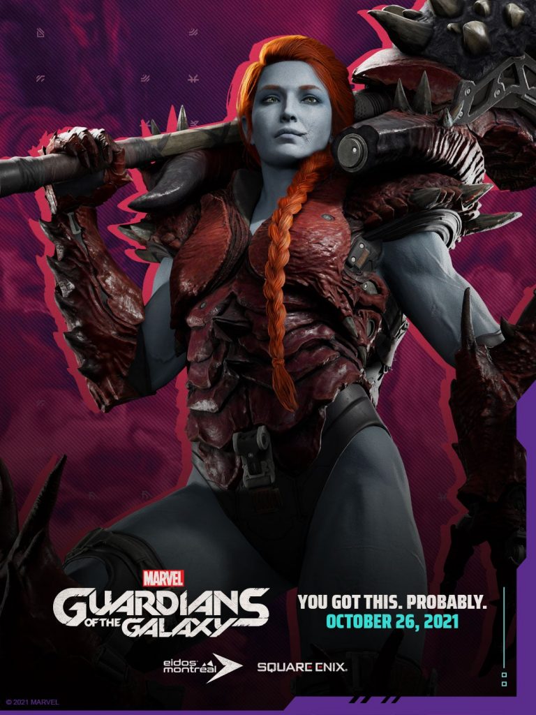 Así es Lady Infierno Marvel's Guardians of the Galaxy 