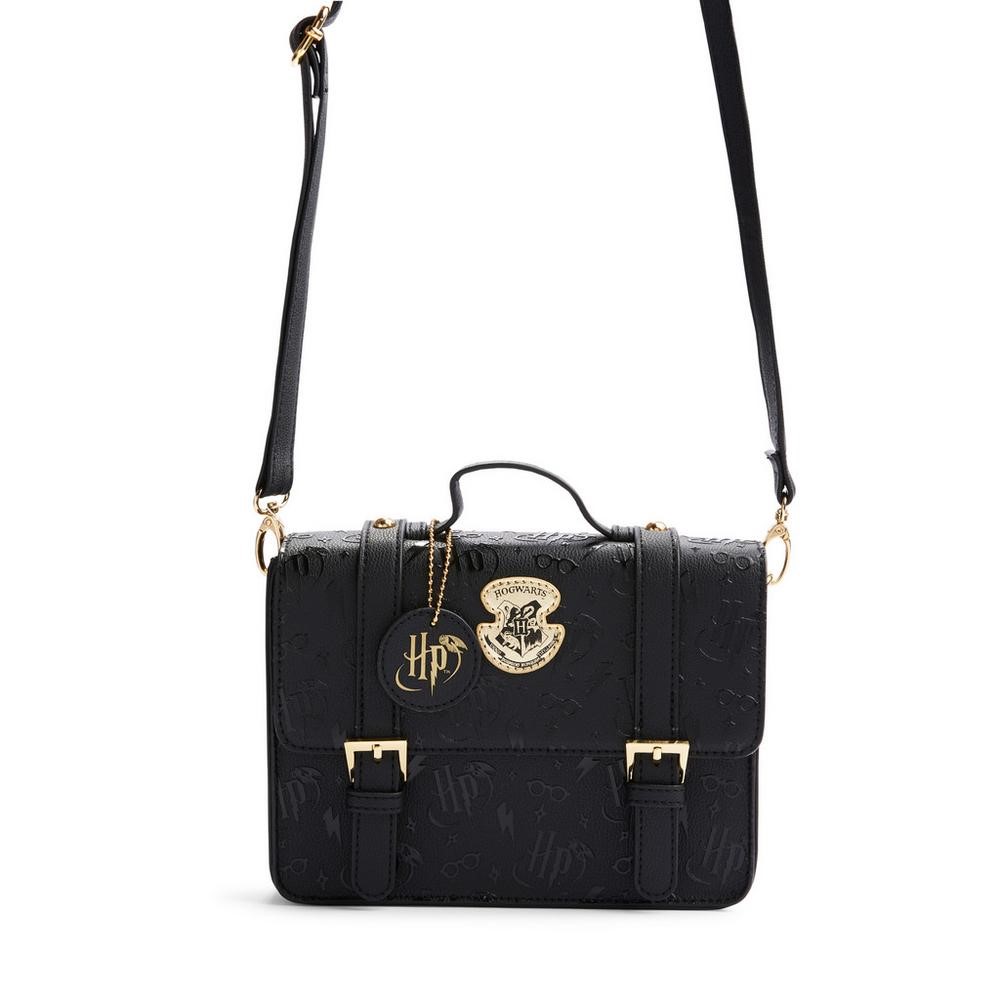 Bolso satchel pequeño negro de Harry Potter