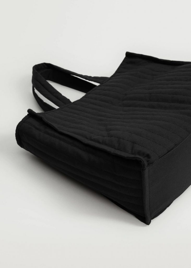 Bolso shopper acolchado