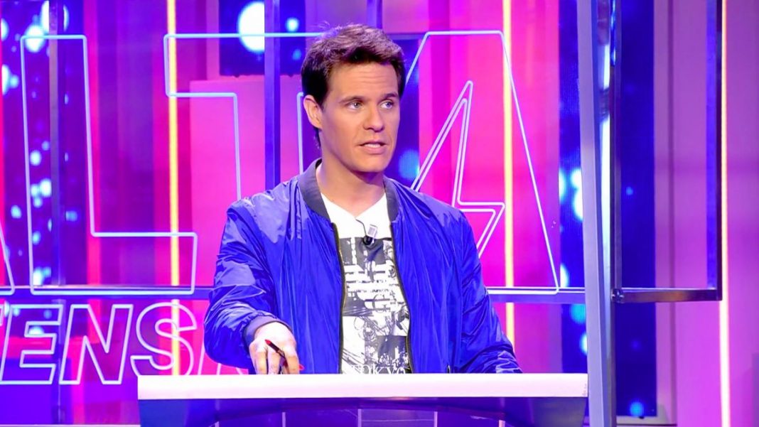 Christian Gálvez en plató