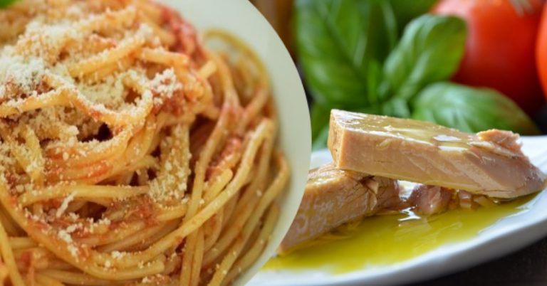 Cómo añadir atún a los espaguetis sin que queden con agua
