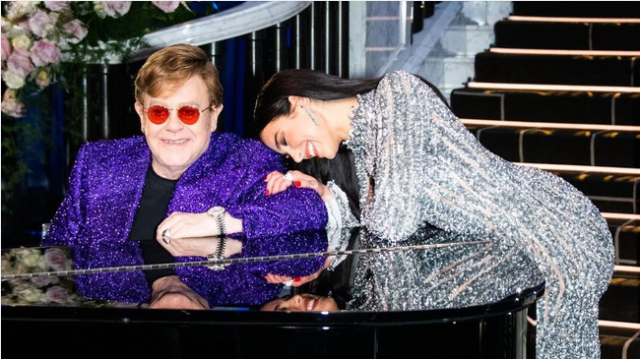 Dua Lipa Elton John Cold heart