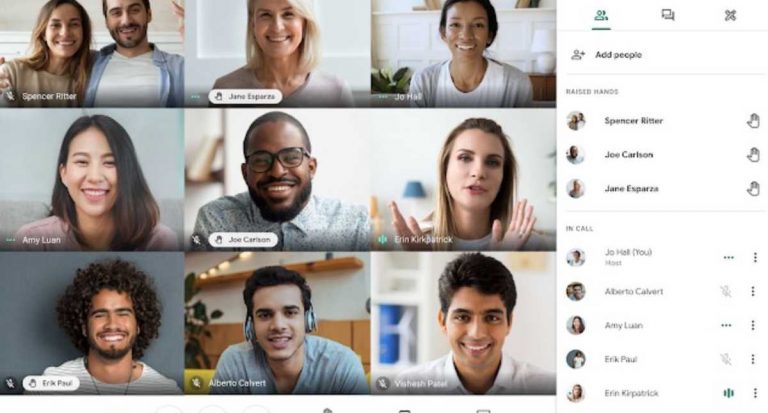 Google Meet extiende hasta 25 el número de moderadores por videollamada