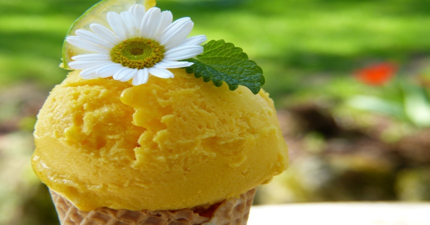 Helado de violeta: cómo se hace y a qué sabe