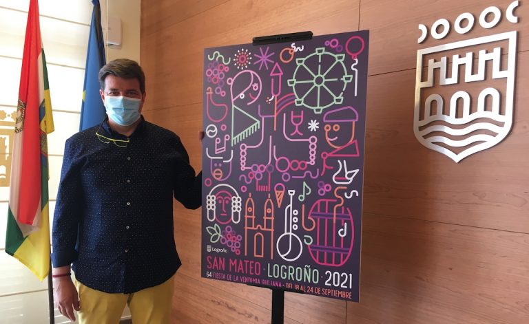 'Mateo vino y a ti también te esperamos', cartel anunciador de las fiestas de San Mateo 2021