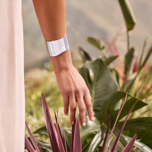 Pulsera de plata Nenufar