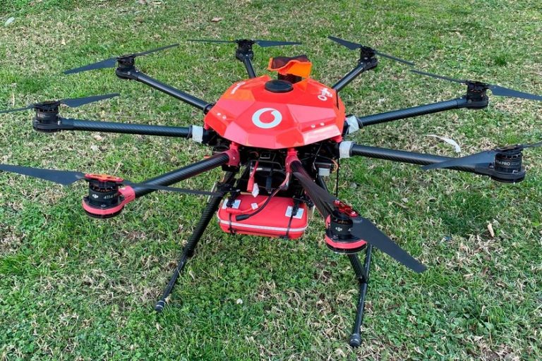 Vodafone realiza el primer vuelo de un dron 5G en la banda de frecuencia de 700 MHz
