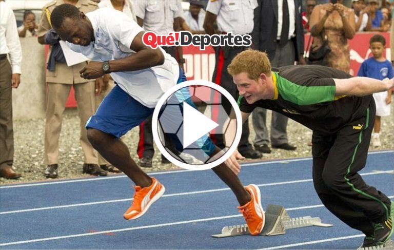 El día que el príncipe Harry venció a Usain Bolt