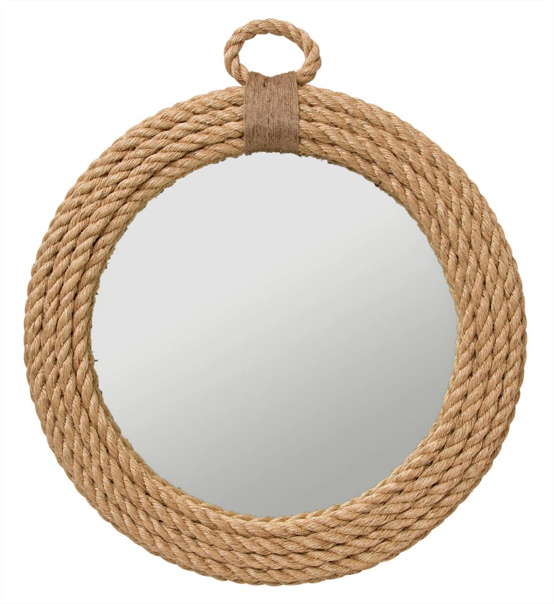 espejo cuerda de coco