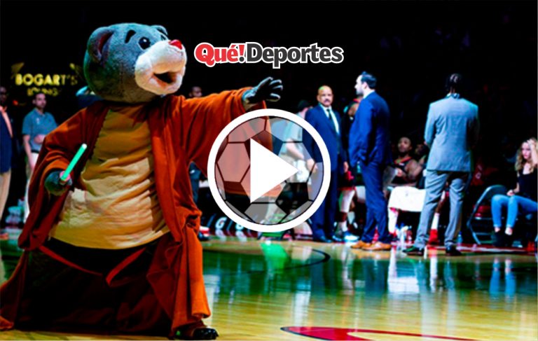 La mascota de los Houston Rockets se atrevió con el crate challenge