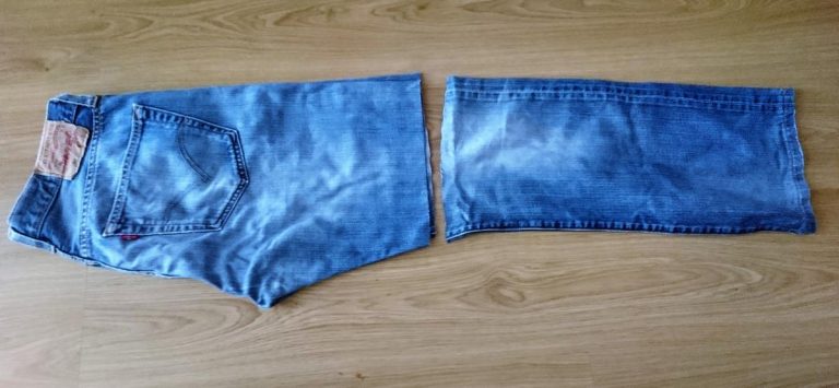 Cómo transformar un pantalón ancho en falda