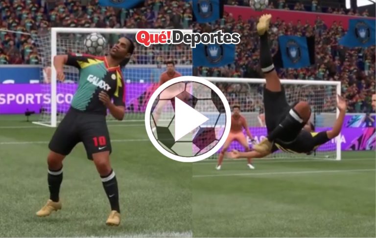 Ronaldinho modo diablo ¡Hasta en el FIFA!