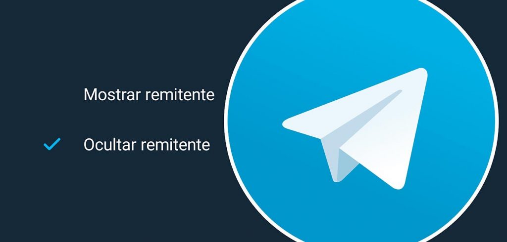 Hablemos de esconder el remitente en Telegram