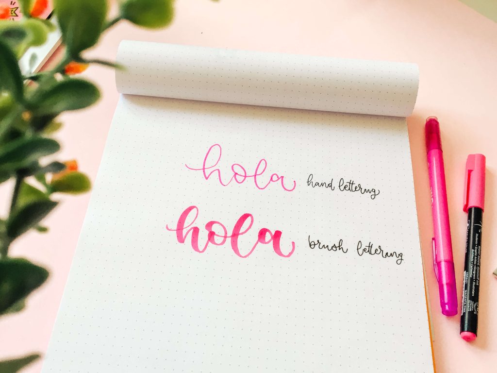 Cómo hacer lettering, el arte de dibujar letras 57 ¿El lettering es igual a la caligrafía?