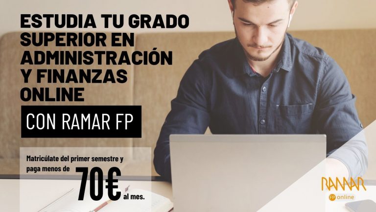 Ramar FP, la FP a Distancia para Administración y Finanzas más accesible