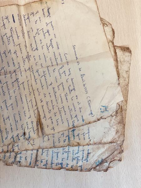 Hallan en el Complejo Ambiental Costa del Sol una carta fechada en 1974