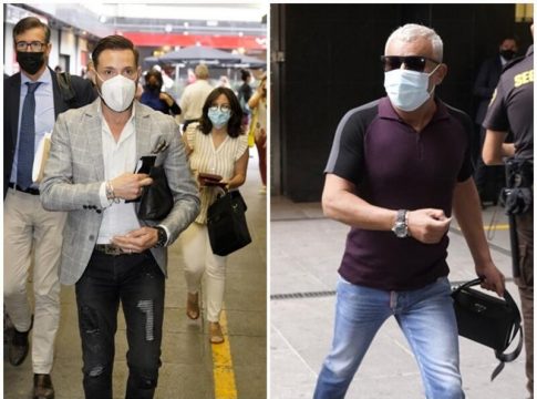 Antonio Davud y Jorge Javier acudiendo al juzgado Antonio Davud y Jorge Javier acudiendo al juzgado