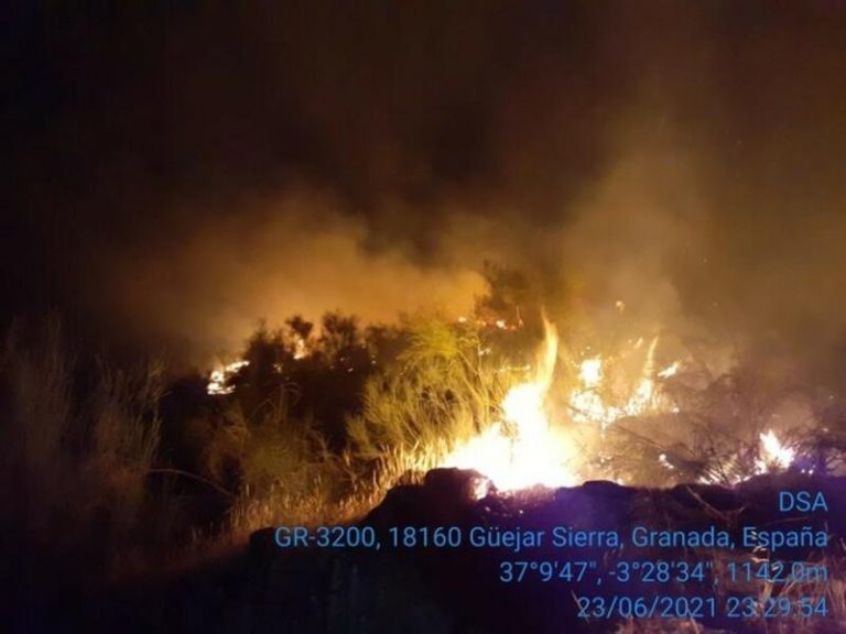 Investigado un septuagenario por un incendio en Güéjar Sierra