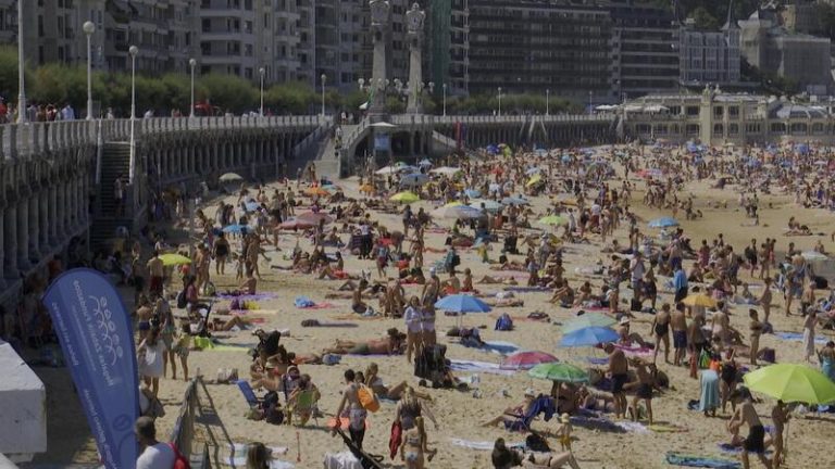 Todas las playas de San Sebastián exhiben bandera amarilla ante la aparición de un alga tóxica