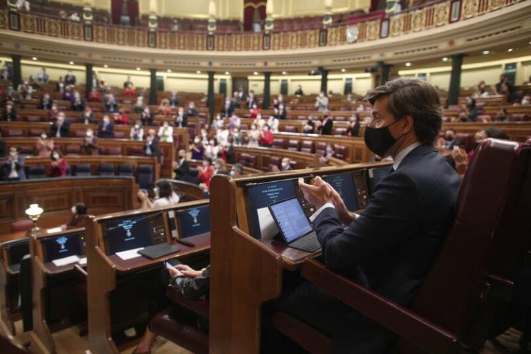 El PP pide acabar con la restricción de aforo en el Congreso
