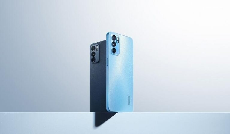 Oppo Reno6 llega a Europa con dos versiones 5G y diseño inspirado en la nieve