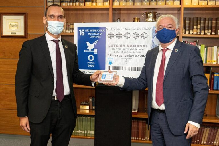 Loterías dedica un nuevo décimo al Objetivo 16 de la Agenda 2030