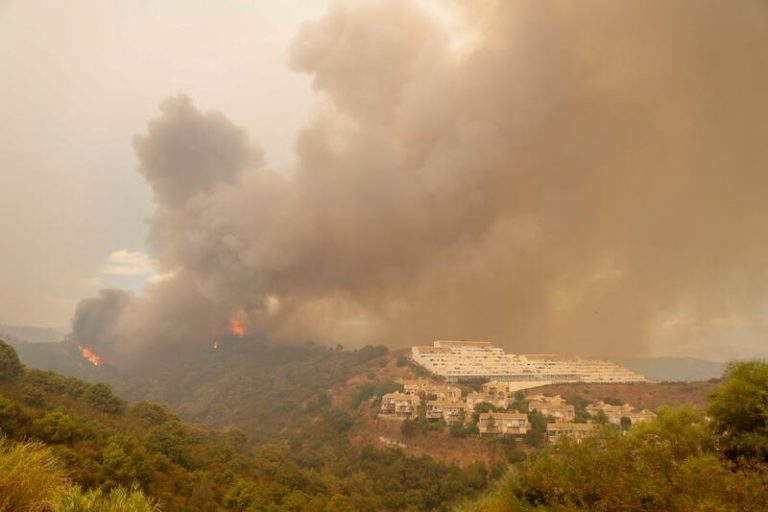 5 medios aéreos y 22 efectivos para refuerzo se incorporan al incendio de Sierra Bermeja